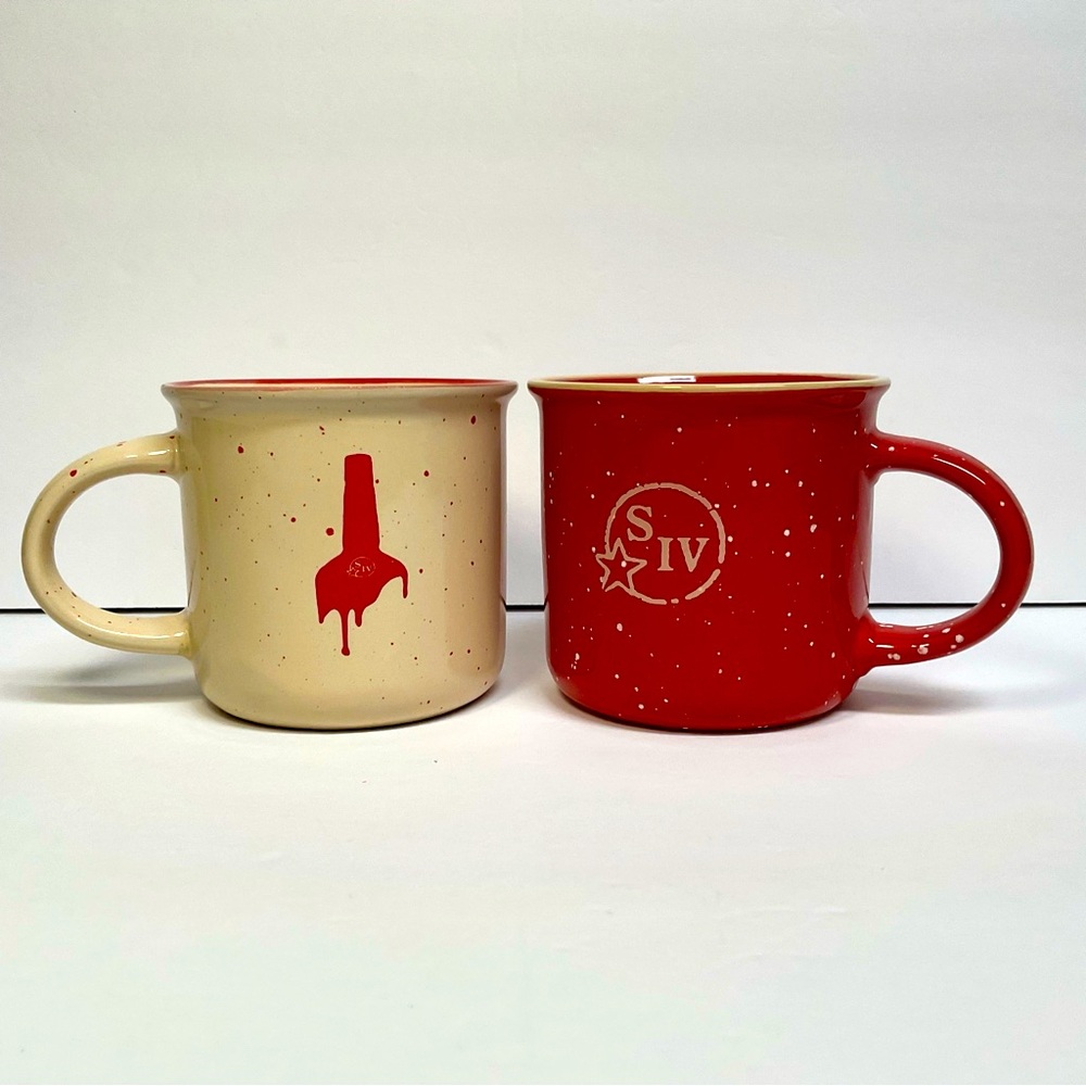 Makers Mark Bourbon Camp Style Mugs Limited Edition Advertisement Barware